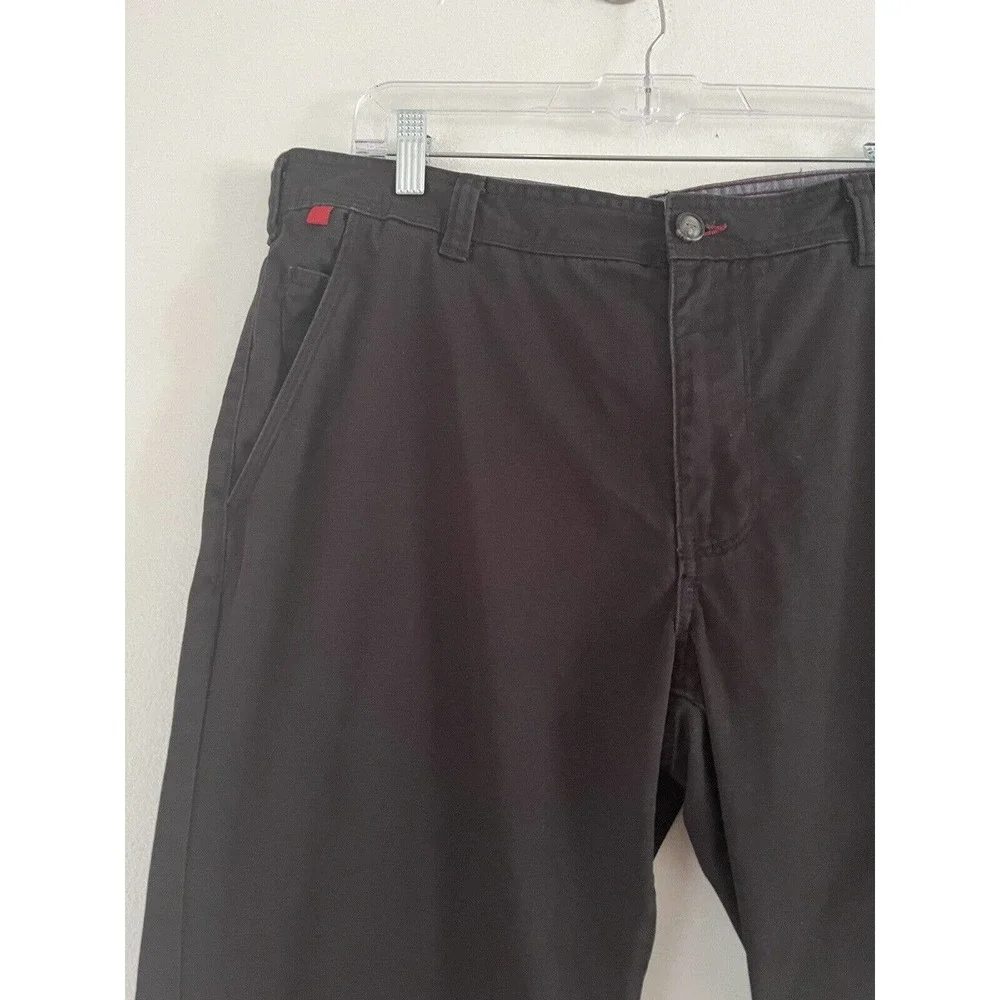 Hudson North Black Straight Leg Mens Chino Pants Size 36x30 - Picture 3 of 6